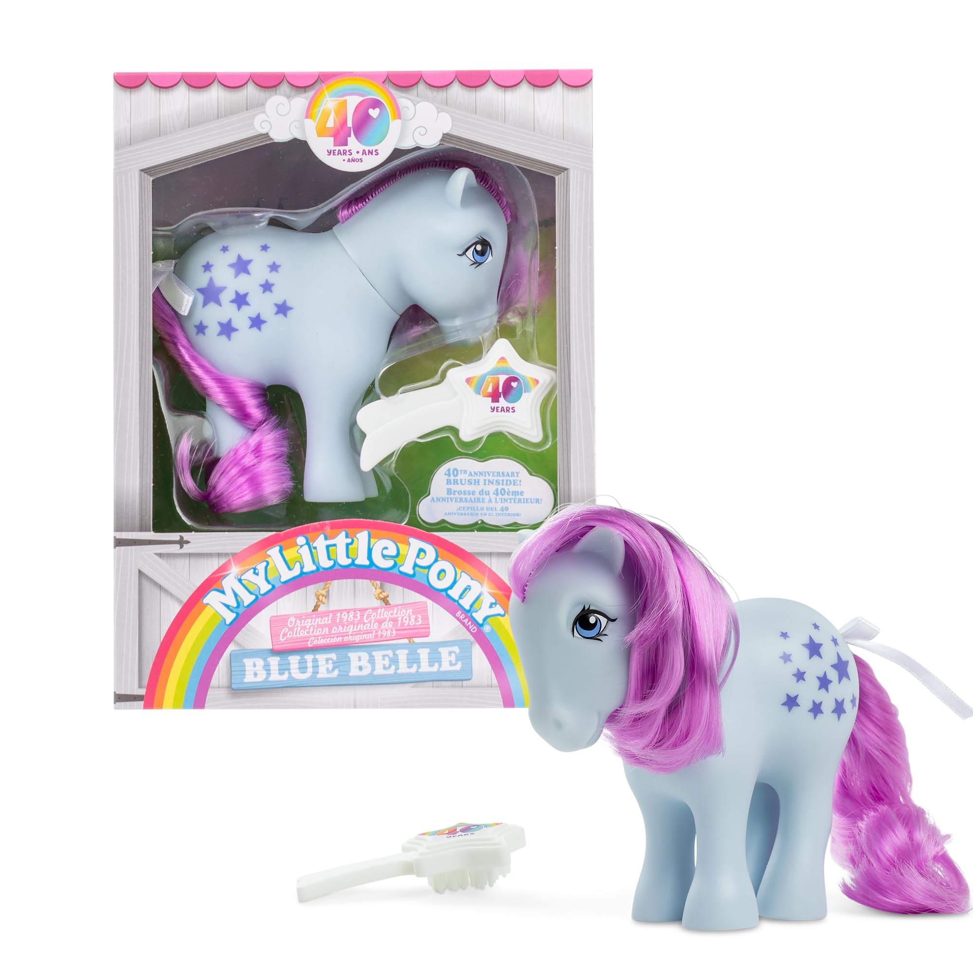my-little-pony-classics-blue-belle-figurine-poney-10-cm image 1
