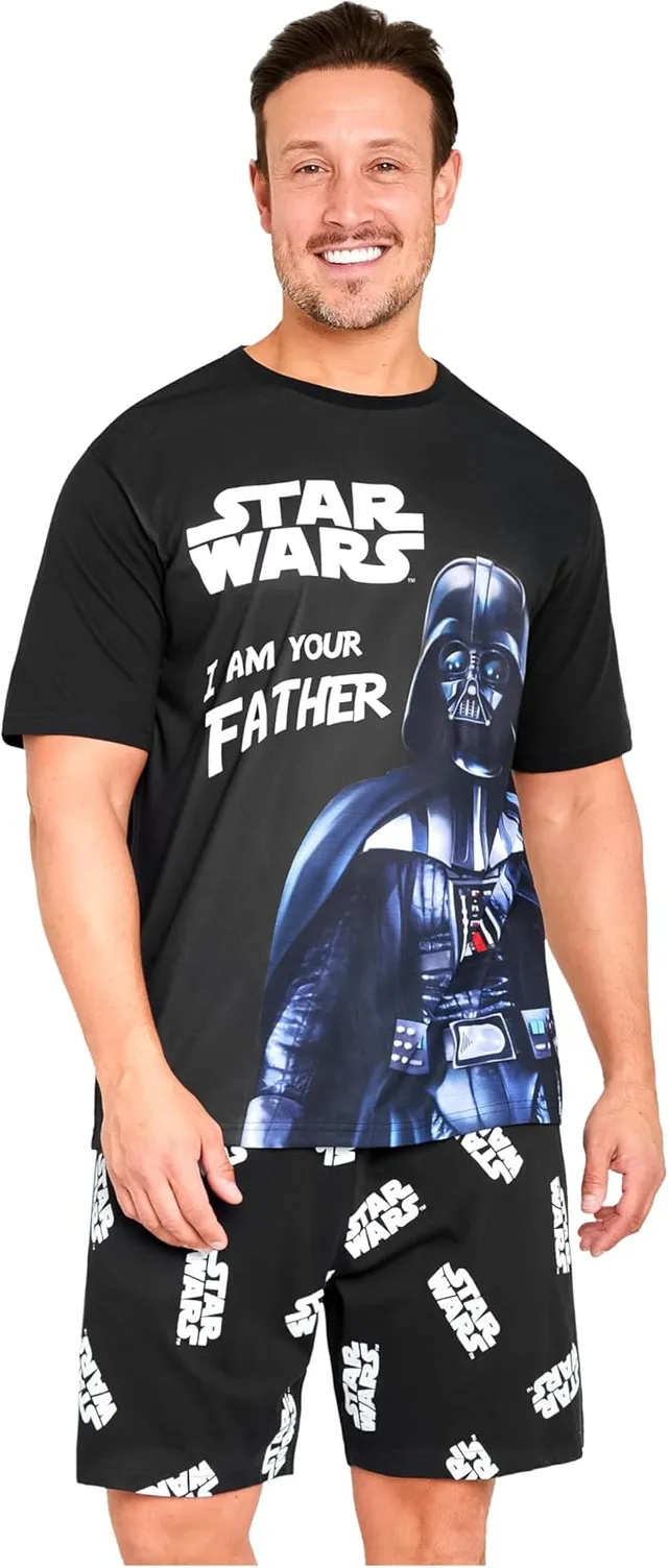 star-wars-pyjama-homme-short-t-shirt-grogu-coton image 1