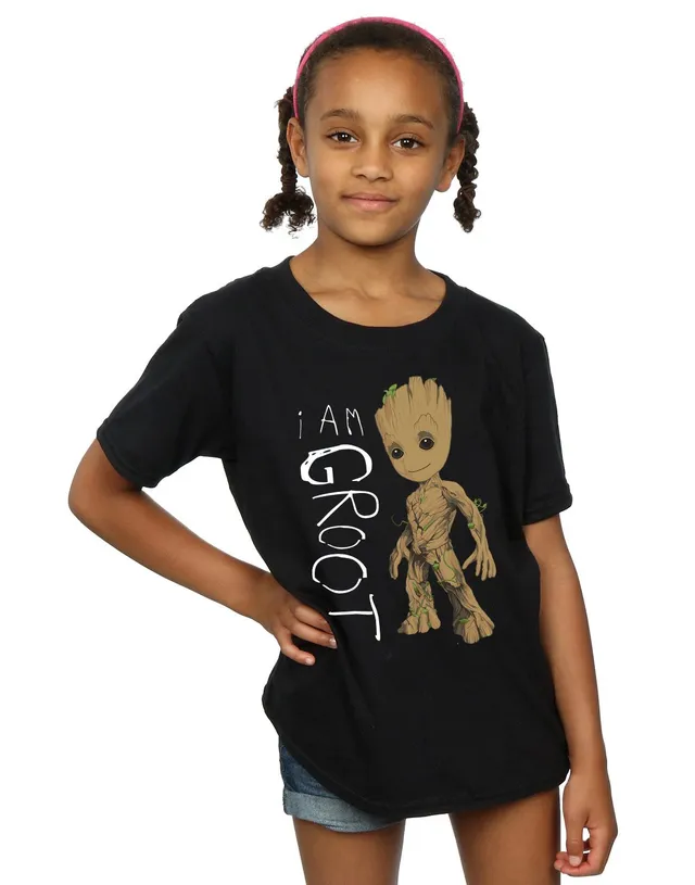 marvel-guardians-i-am-groot-scribbles-t-shirt-fille-coton-2 image 1