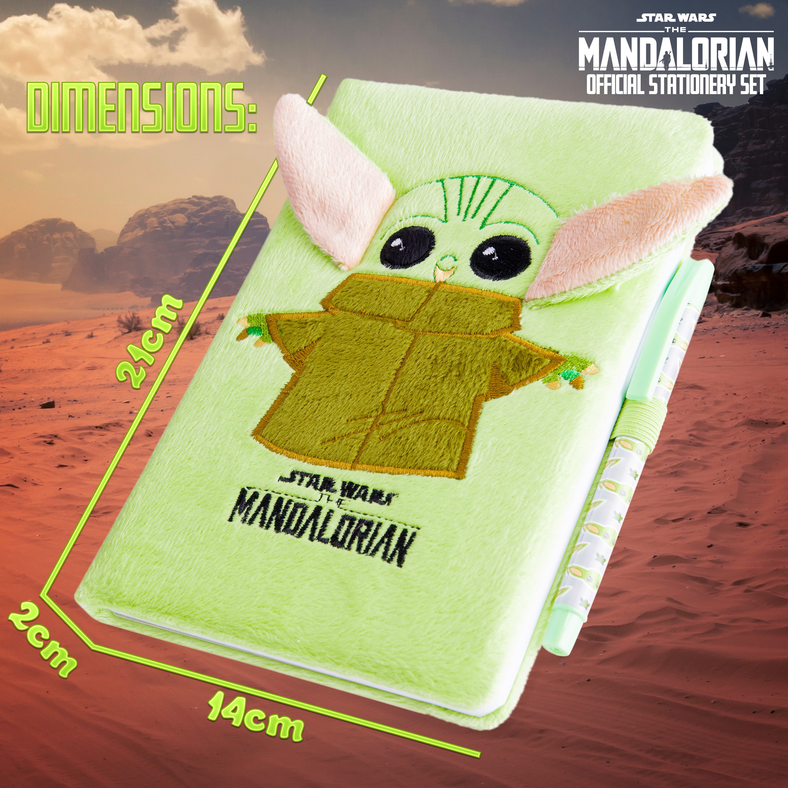 mandalorian-carnet-a5-baby-yoda-stylo-96-pages image 7