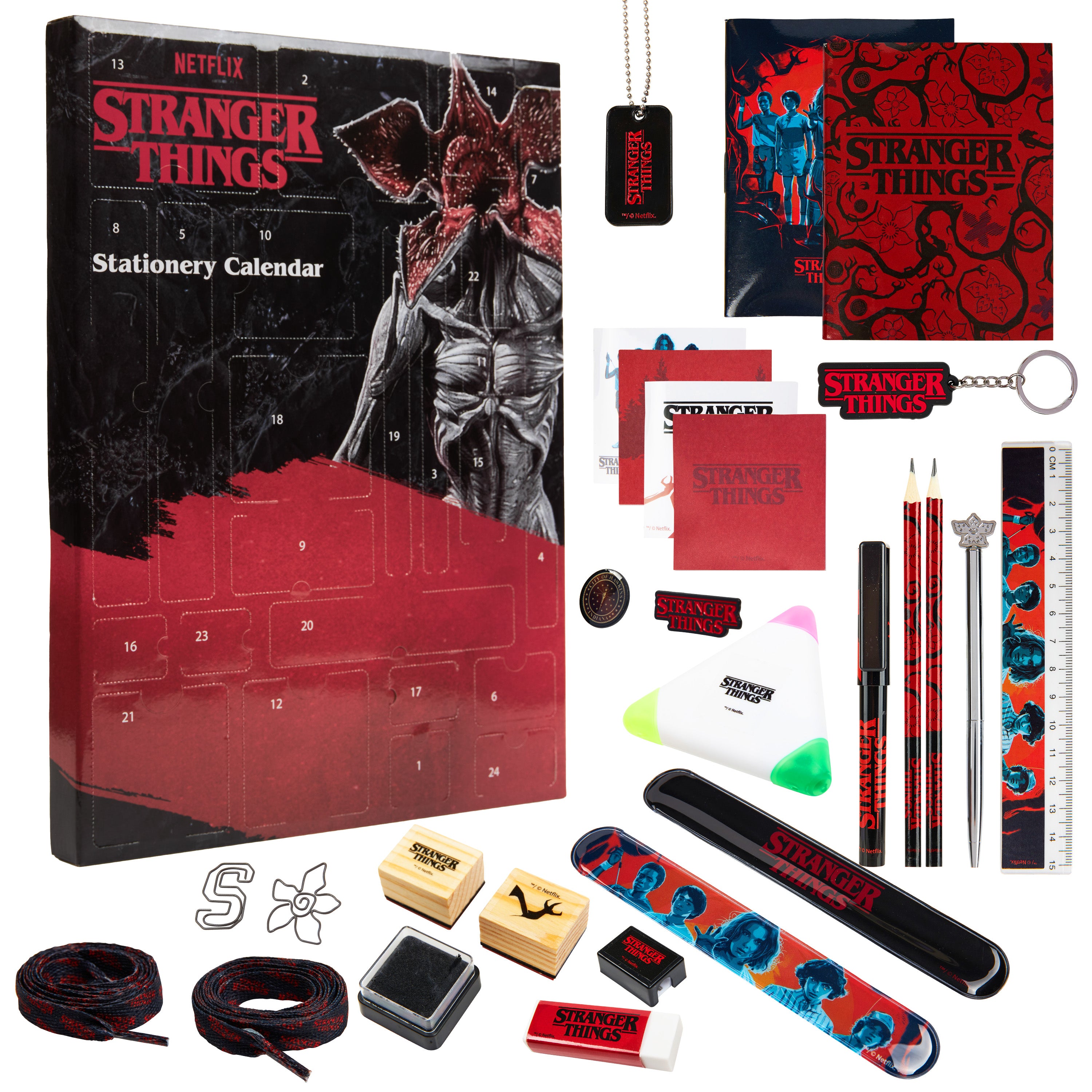 stranger-things-calendrier-avent-2025-papeterie-24-surprises image 1