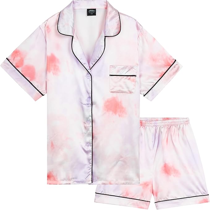 citycomfort-pyjama-satin-fille-11-12-ans-rose-tie-dye-boutons image 5