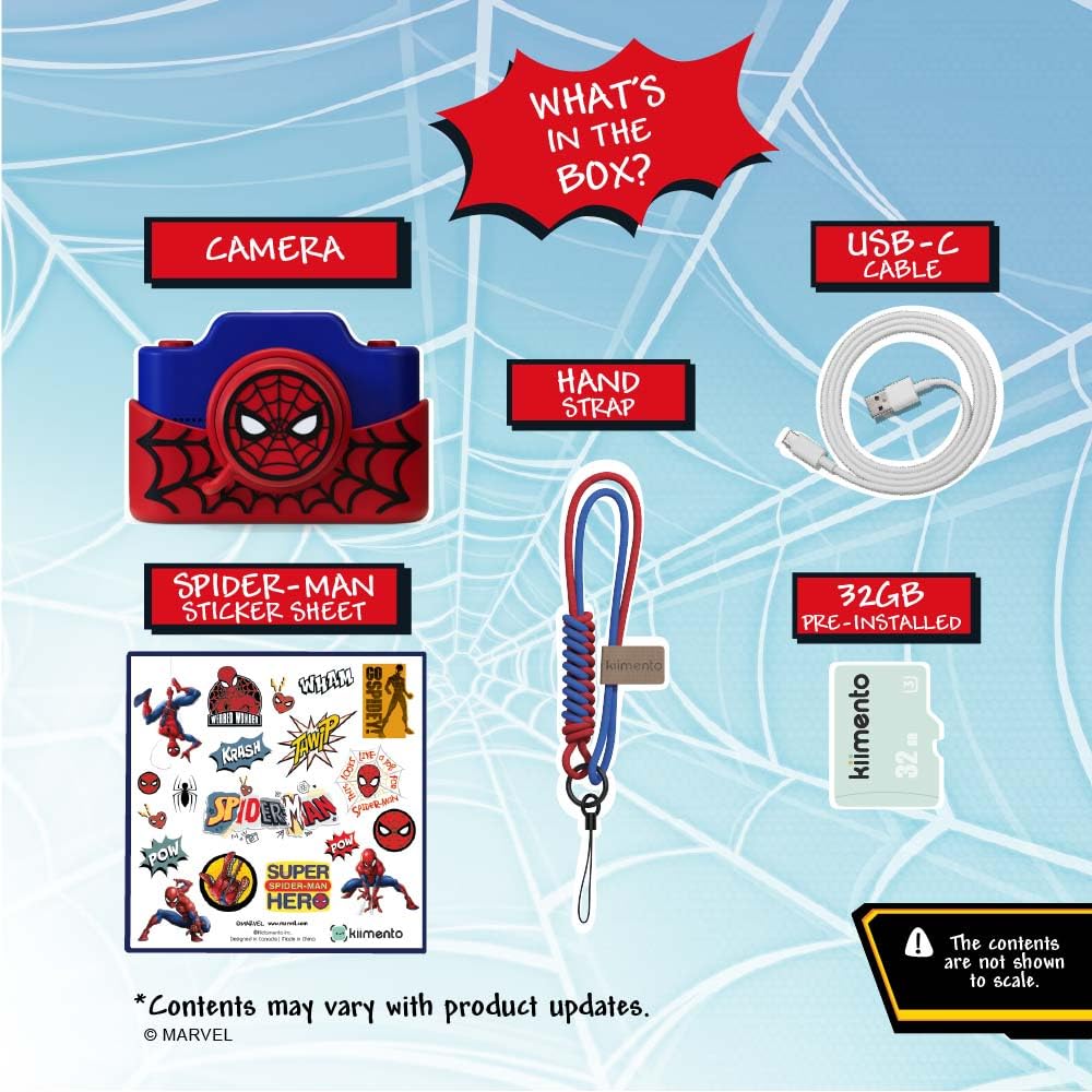 kiimento-spider-man-appareil-photo-enfant-tactile-32-go image 8