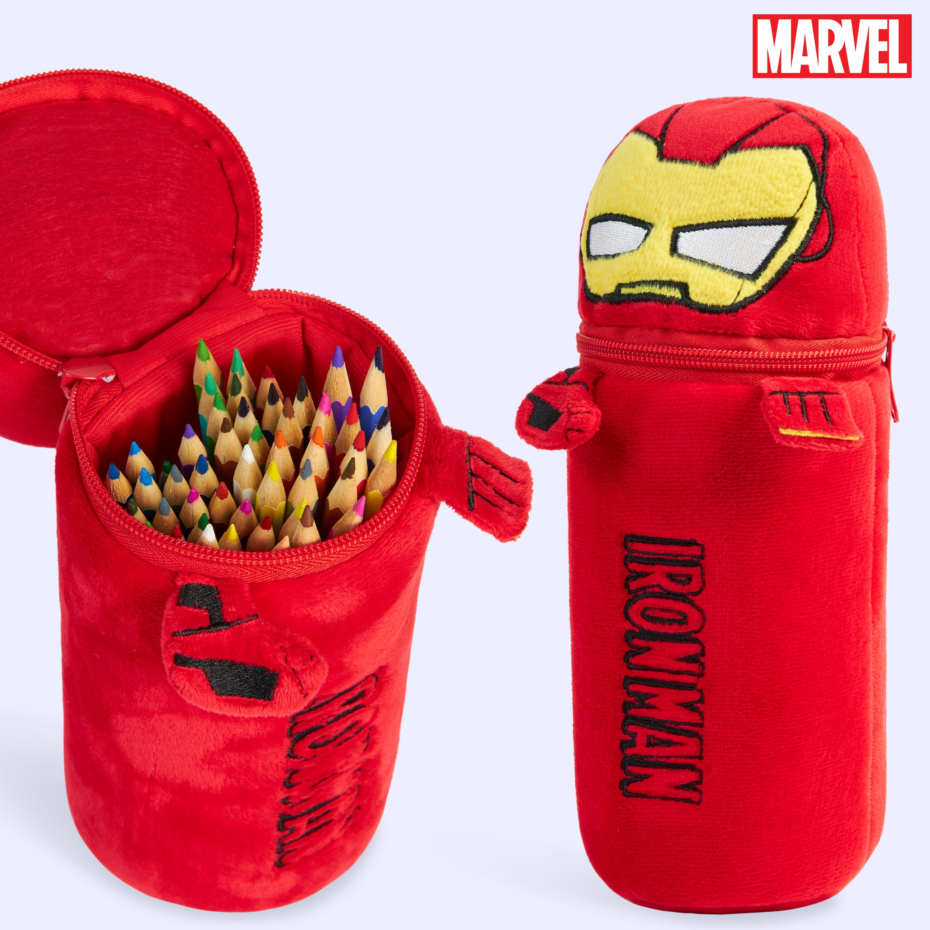 marvel-iron-man-trousse-garnie-48-crayons-couleur-rouge image 5