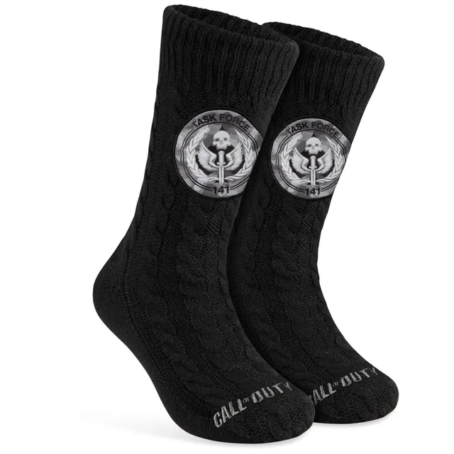 call-of-duty-chaussettes-pantoufles-homme-taille-unique-gaming image 1