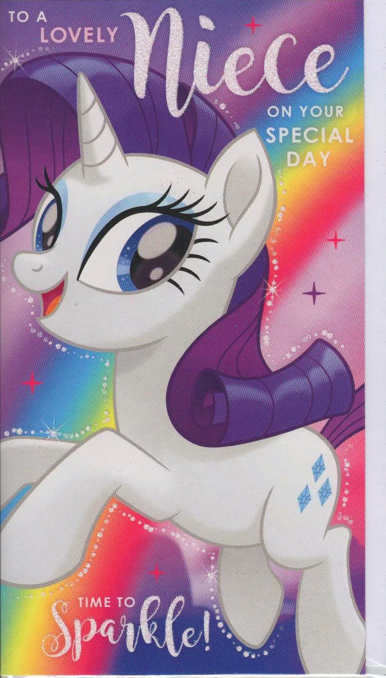 my-little-pony-carte-anniversaire-ni-ce-paillettes image 1