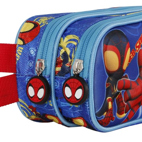 marvel-spider-man-spinners-trousse-3d-double-bleue-22-cm image 8