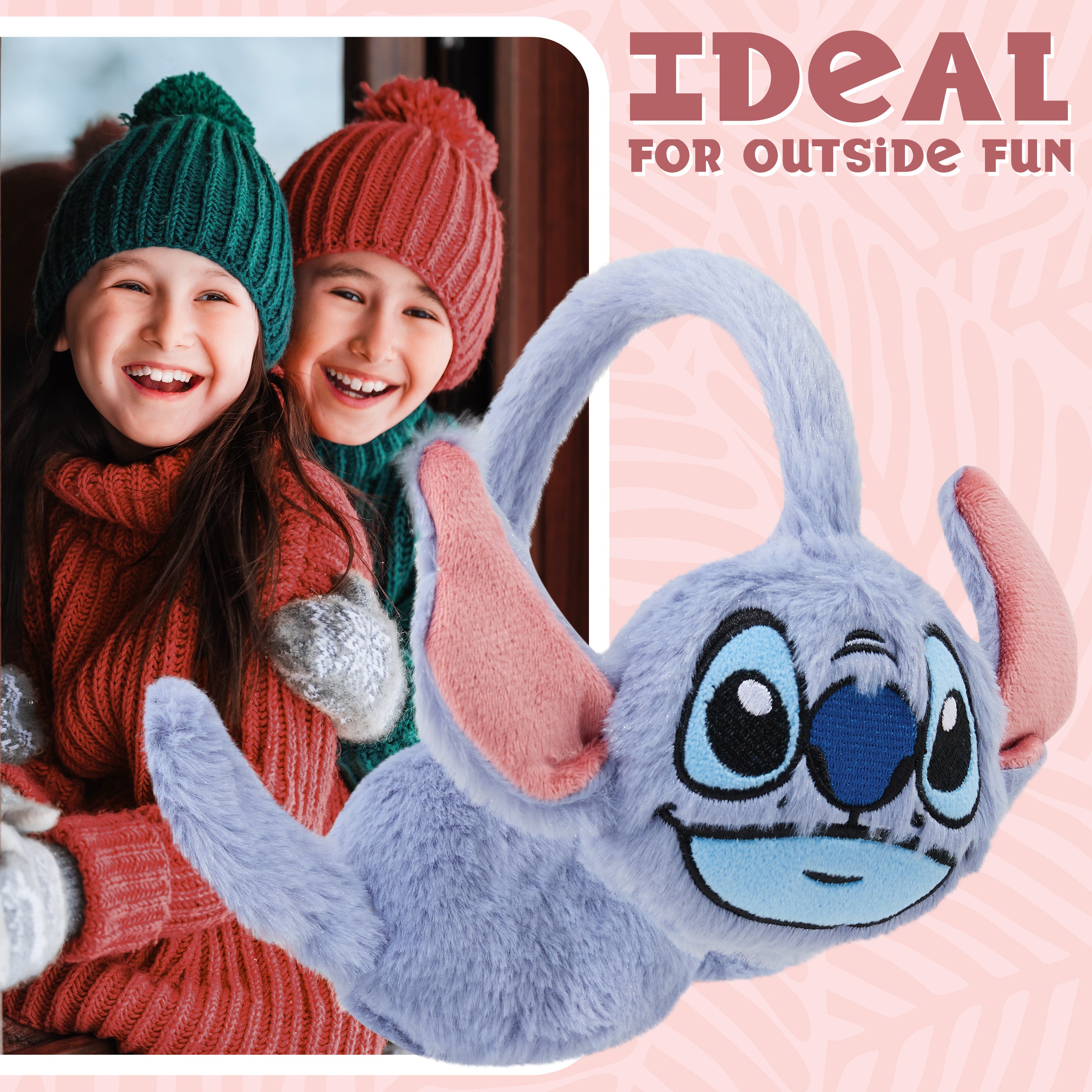 disney-stitch-cache-oreilles-fille-peluche-hiver image 5