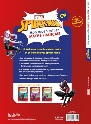 marvel-spider-man-mon-super-cahier-maths-fran-ais-cp-6-7-ans image 8