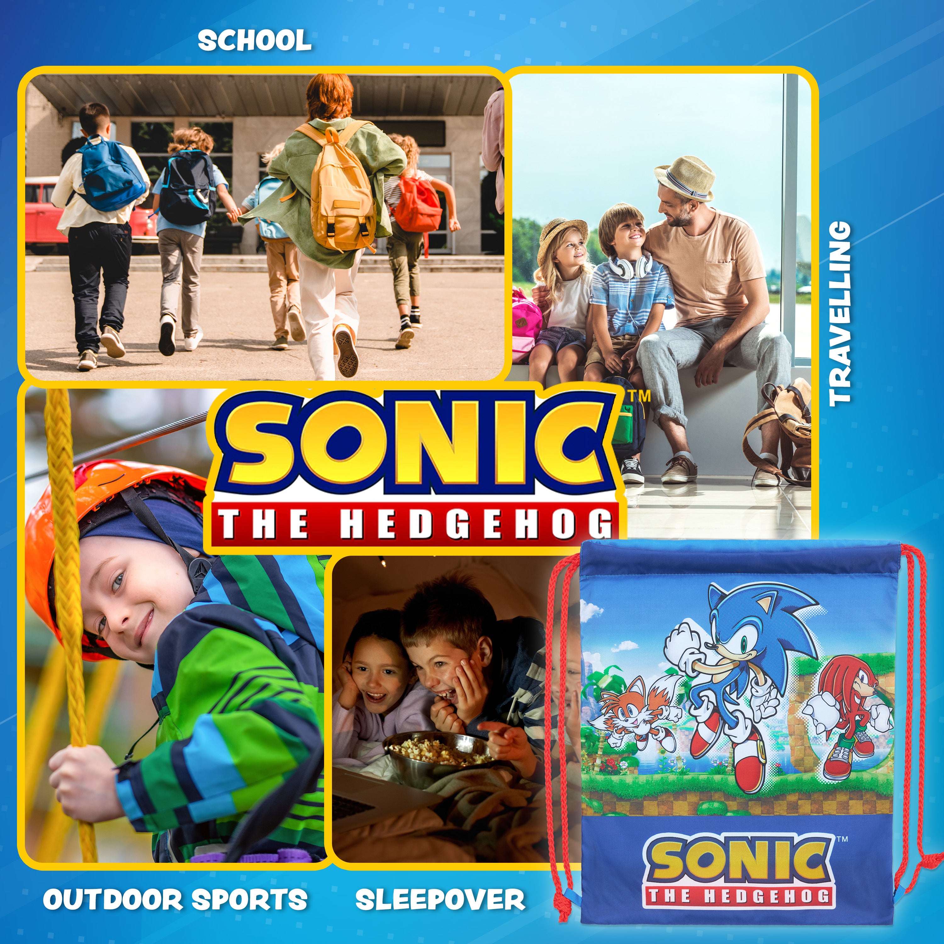sonic-sac-piscine-cordon-enfant-31x40-cm-polyester image 4