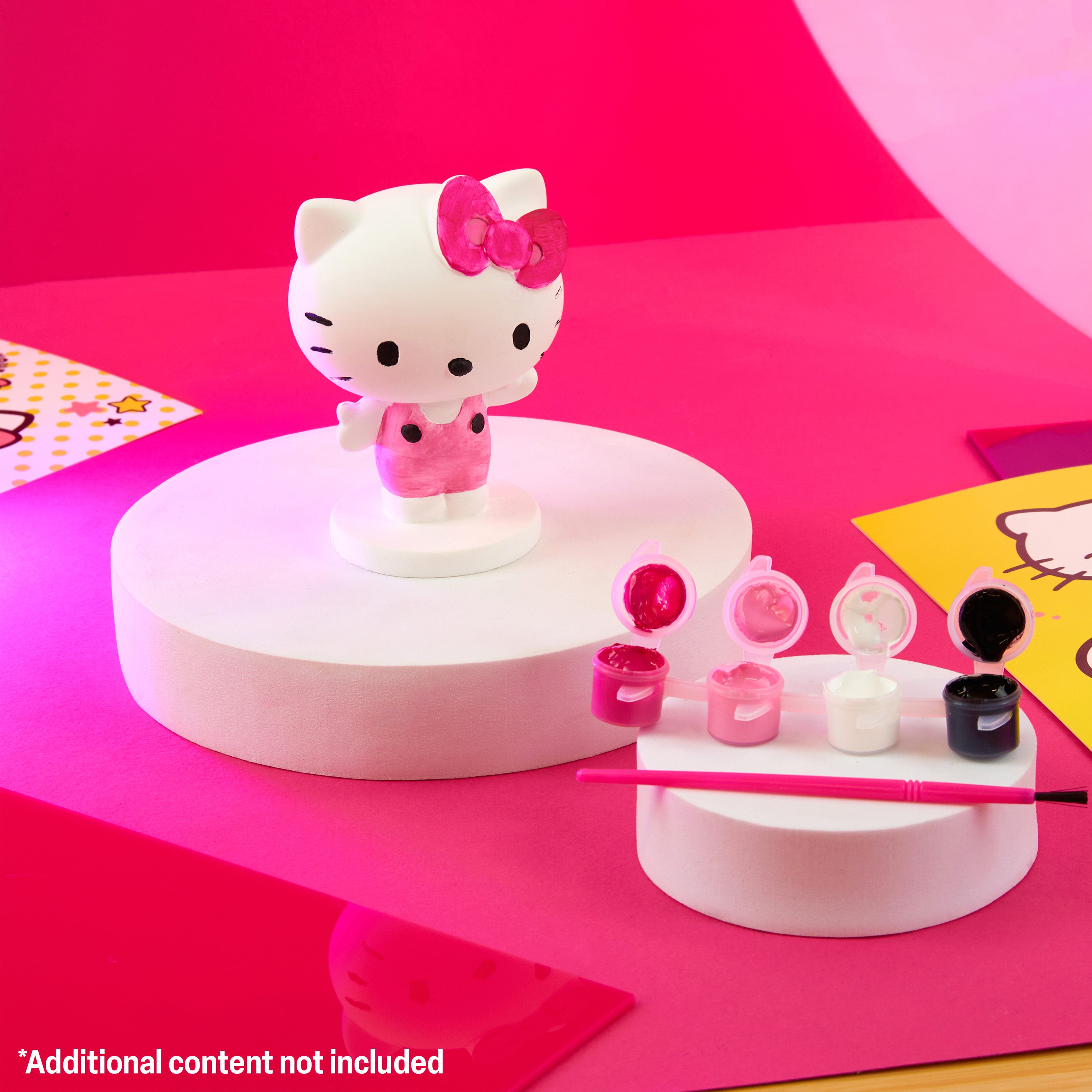 hello-kitty-kit-peinture-figurine-pl-tre-peindre-avec-pinceau image 2