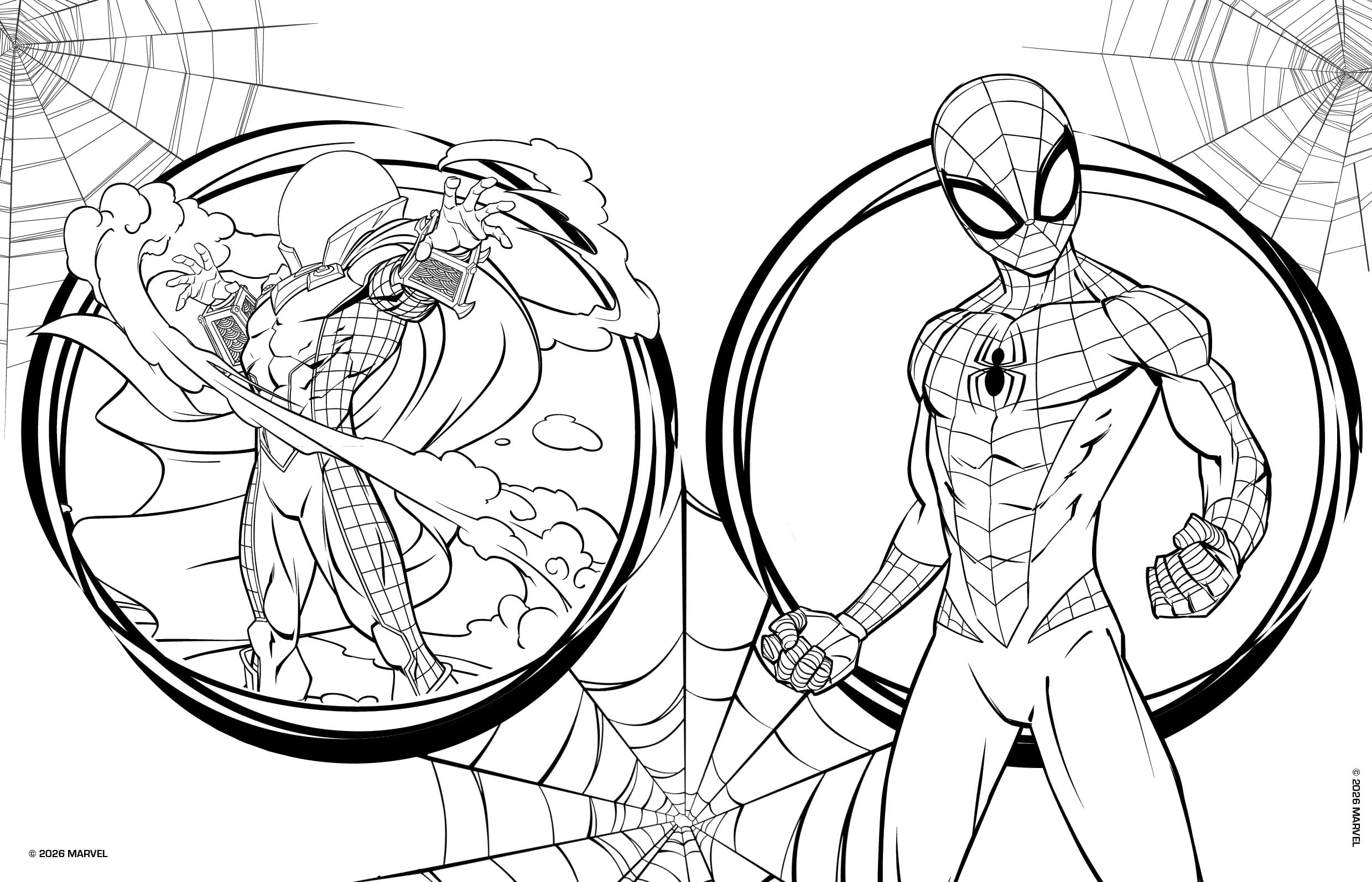 marvel-spider-man-mon-gros-coloriage-stickers-livre-4-ans image 2