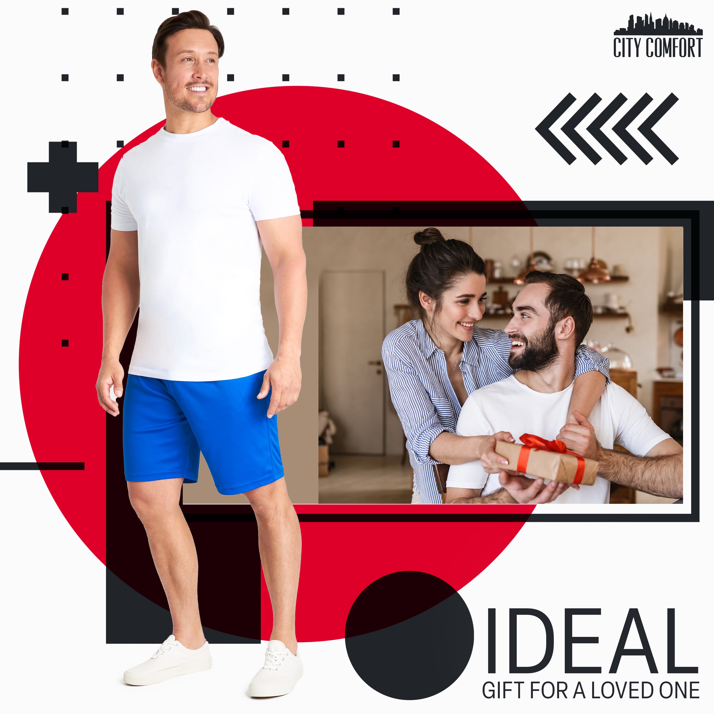 citycomfort-short-sport-homme-running-respirant-s-chage-rapide image 4