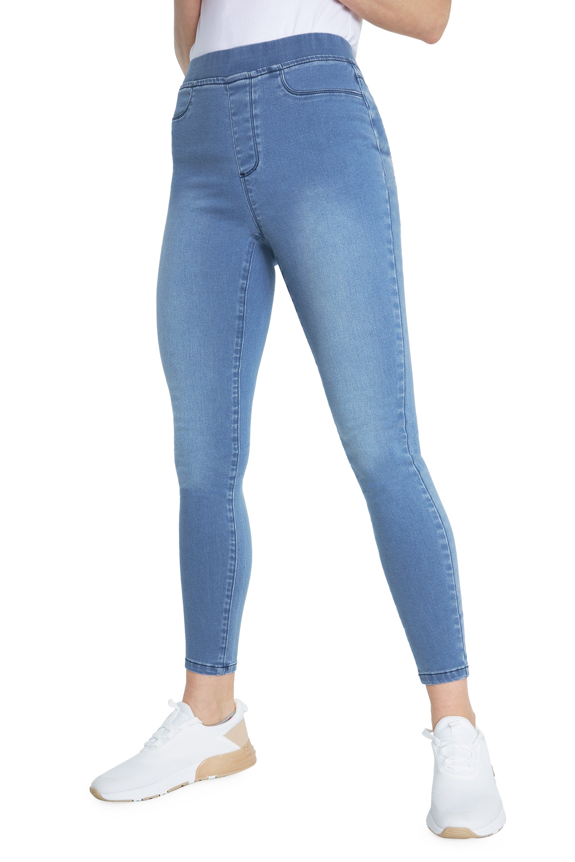 citycomfort-jegging-jean-femme-taille-haute-stretch-noir image 8