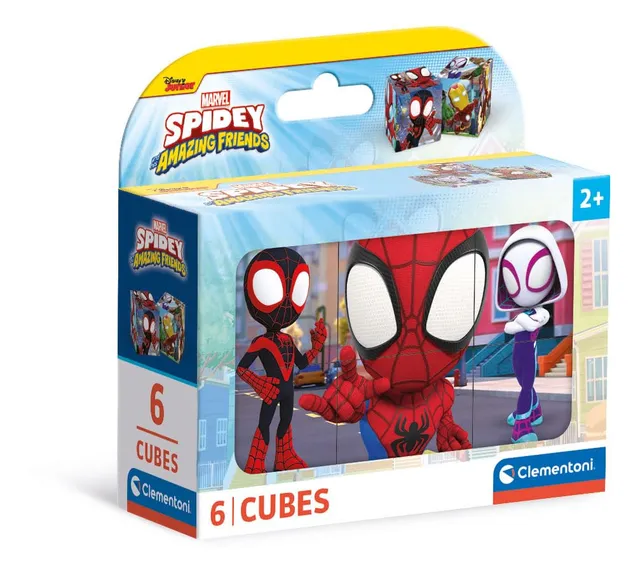 marvel-spidey-puzzle-cubes-6-pi-ces-2-4-ans-recycl image 1