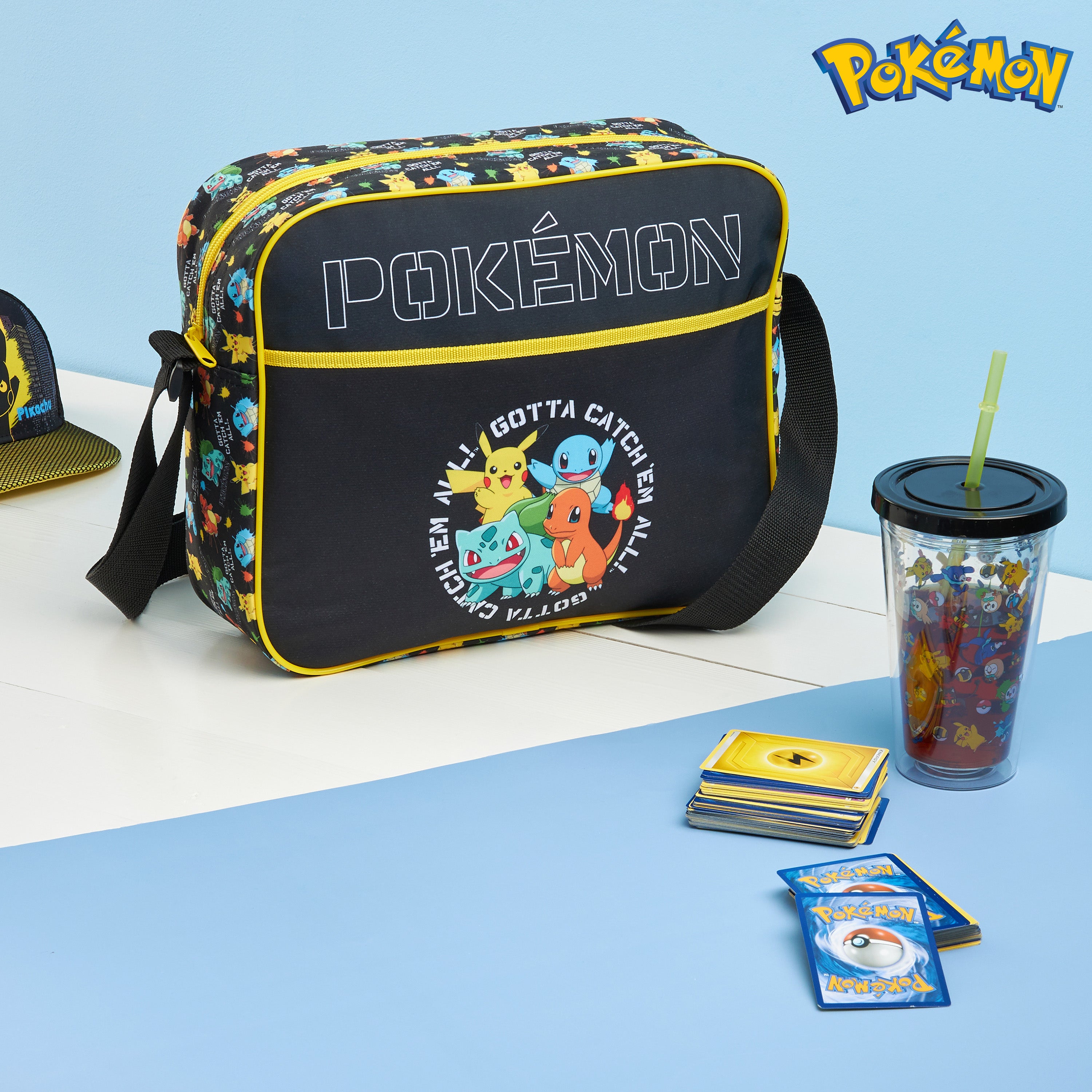 pok-mon-sac-bandouli-re-enfant-pikachu-32-cm-ecole image 4
