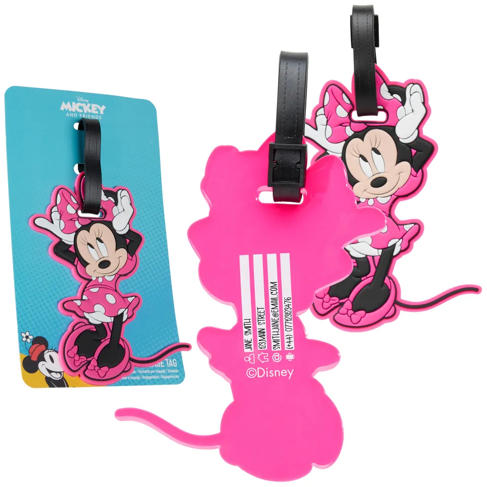 disney-minnie-tiquette-valise-pvc-souple-minnie-mouse image 1