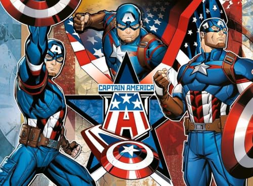 ravensburger-marvel-puzzle-xxl-100-pi-ces-captain-america-6-ans image 4