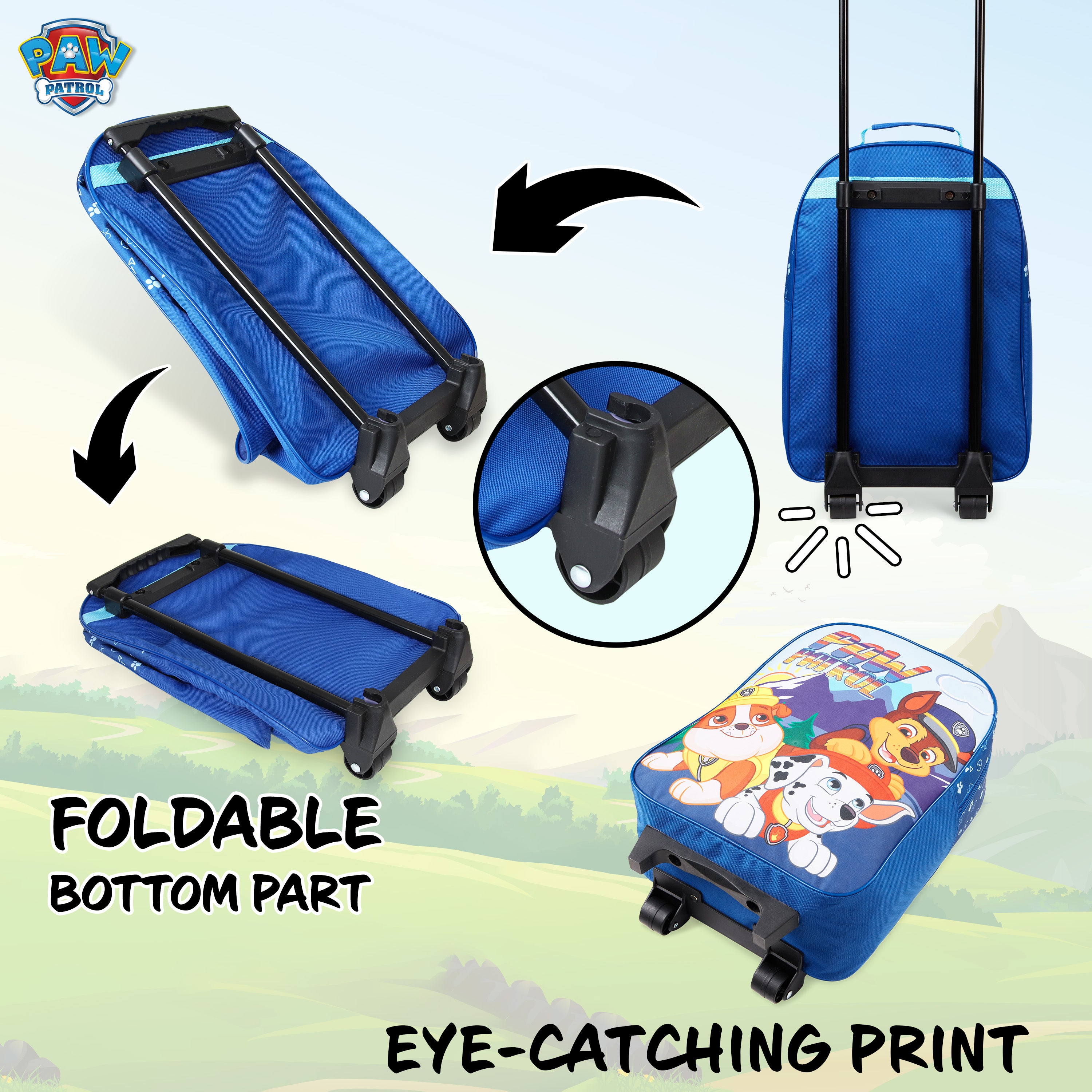 valise-pat-patrouille-gar-on-cabine-47-cm-roulettes image 4