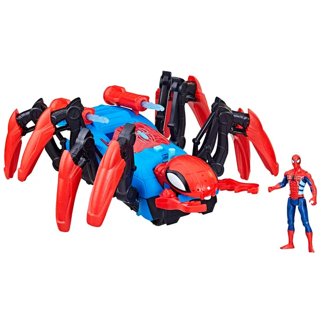 marvel-spider-man-araign-e-de-combat-voiture-jouet-avec-figurine-10cm-d-s-4-ans image 1