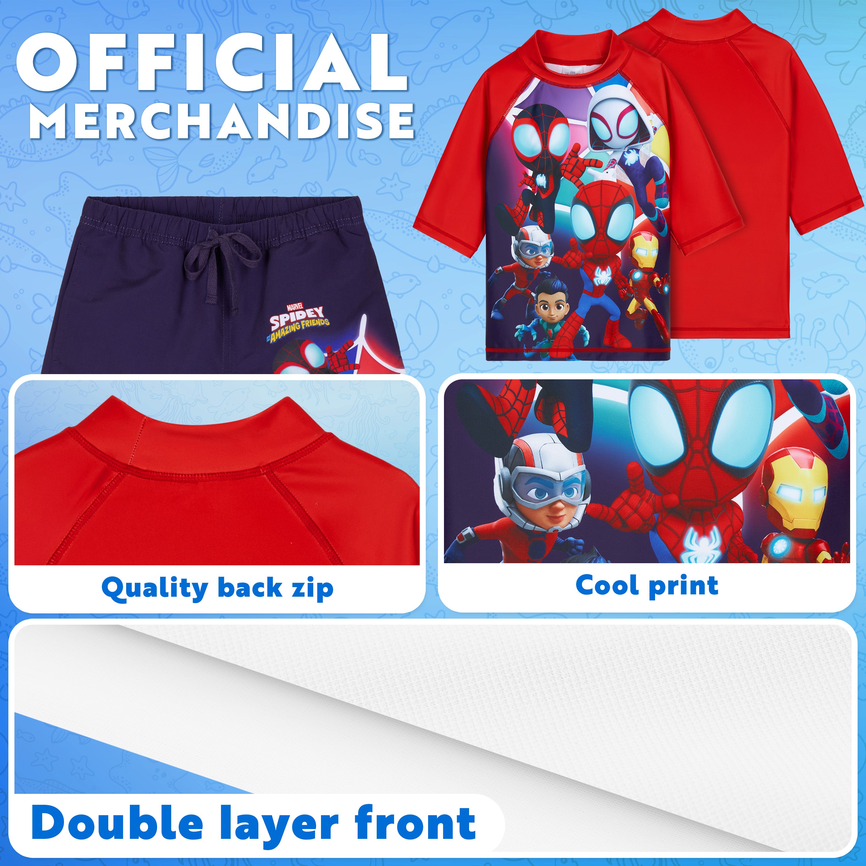 get-trend-marvel-spidey-maillot-bain-gar-on-5-6-ans-2-pi-ces image 4