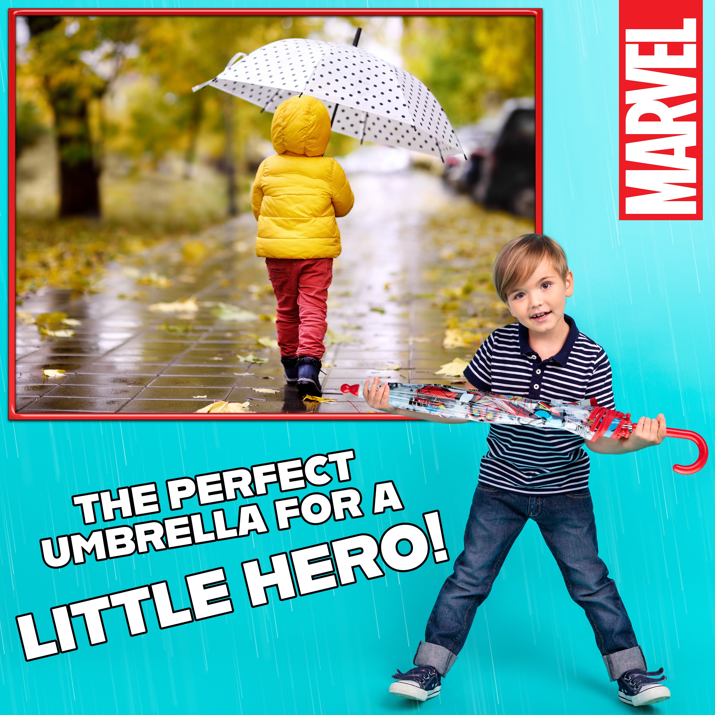 marvel-spiderman-parapluie-cloche-enfant-transparent image 4