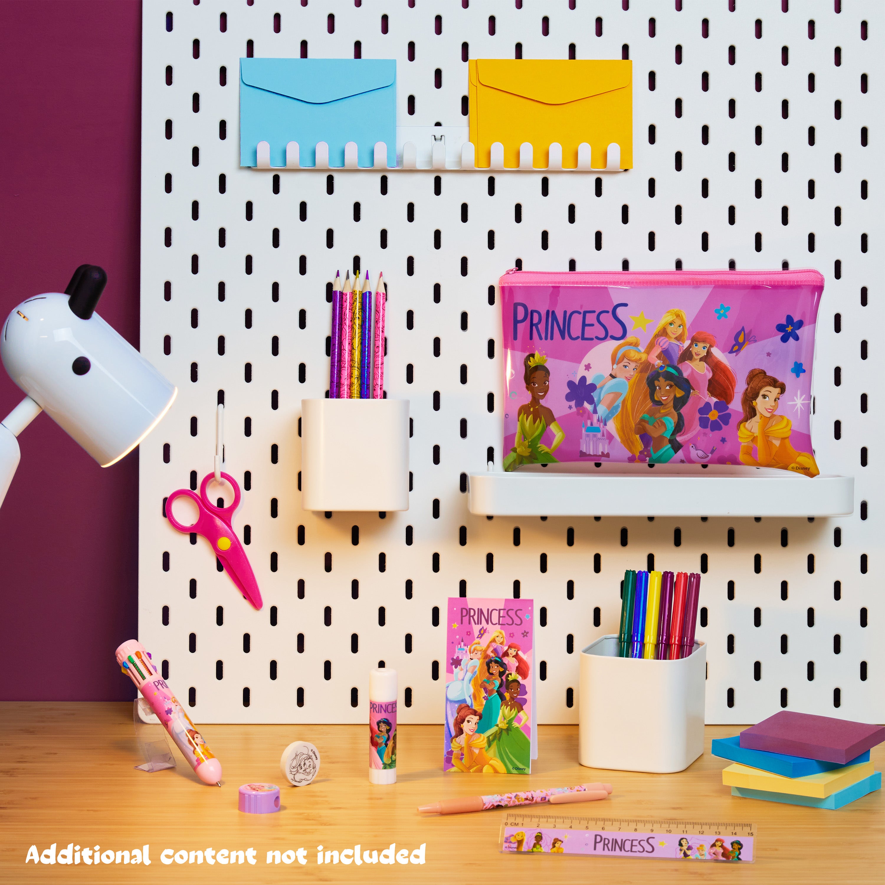 disney-princesses-trousse-garnie-papeterie-fille-25-cm image 2