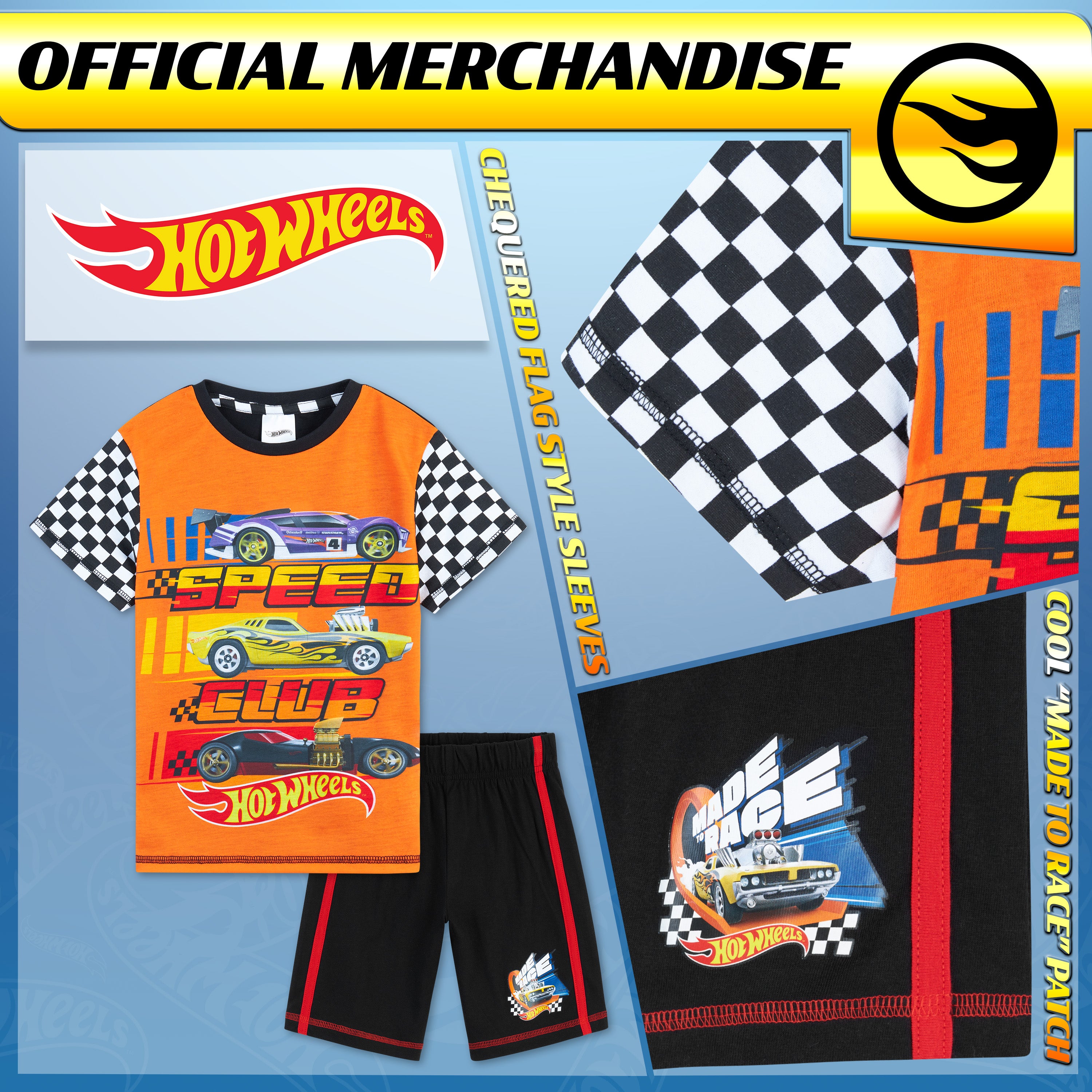 hot-wheels-pyjama-gar-on-court-coton-3-4-ans image 4