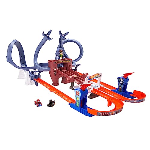 hot-wheels-racerverse-piste-mobile-spider-man-coffret-2-voitures image 7