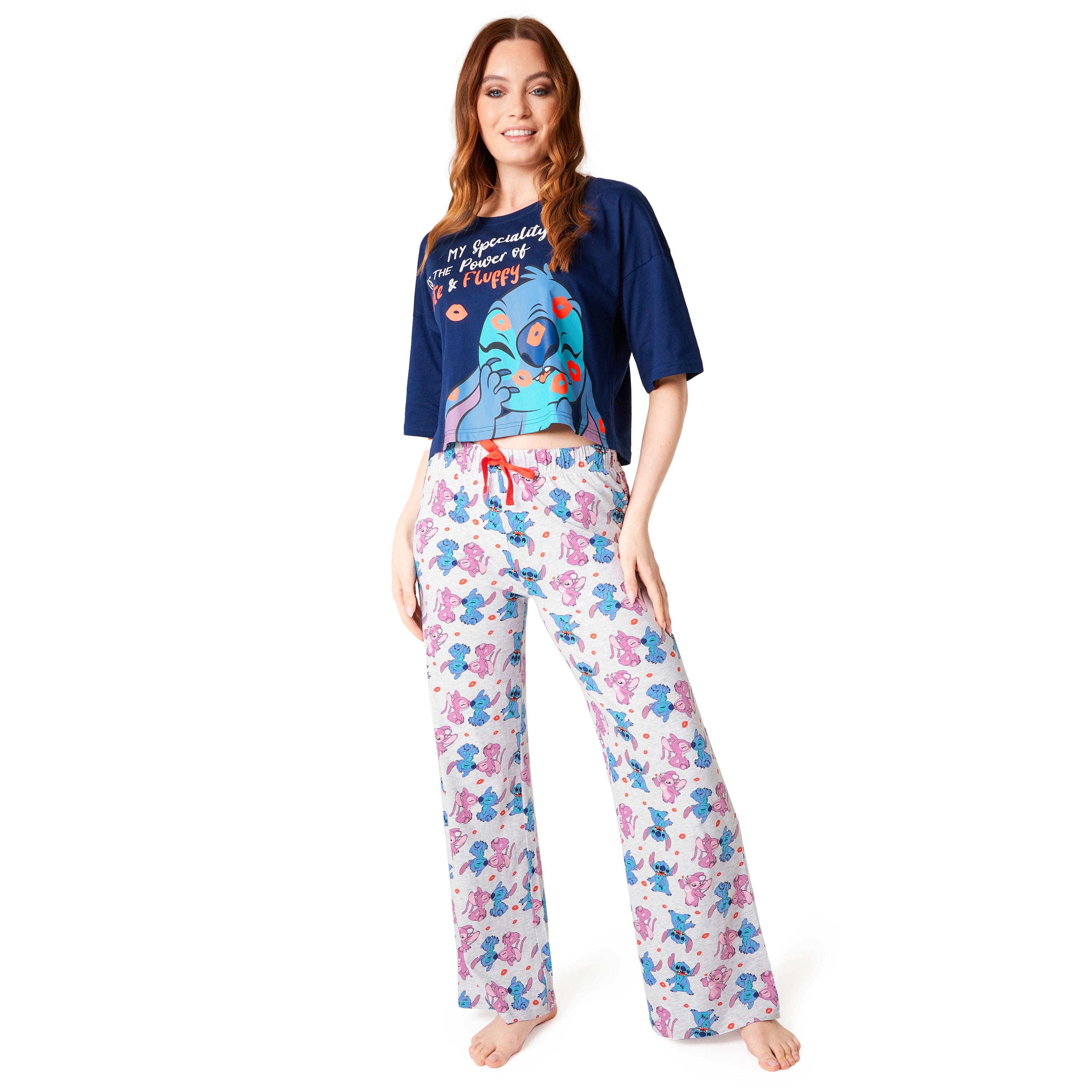 disney-stitch-pyjama-femme-2-pi-ces-stitch-taille-l image 1