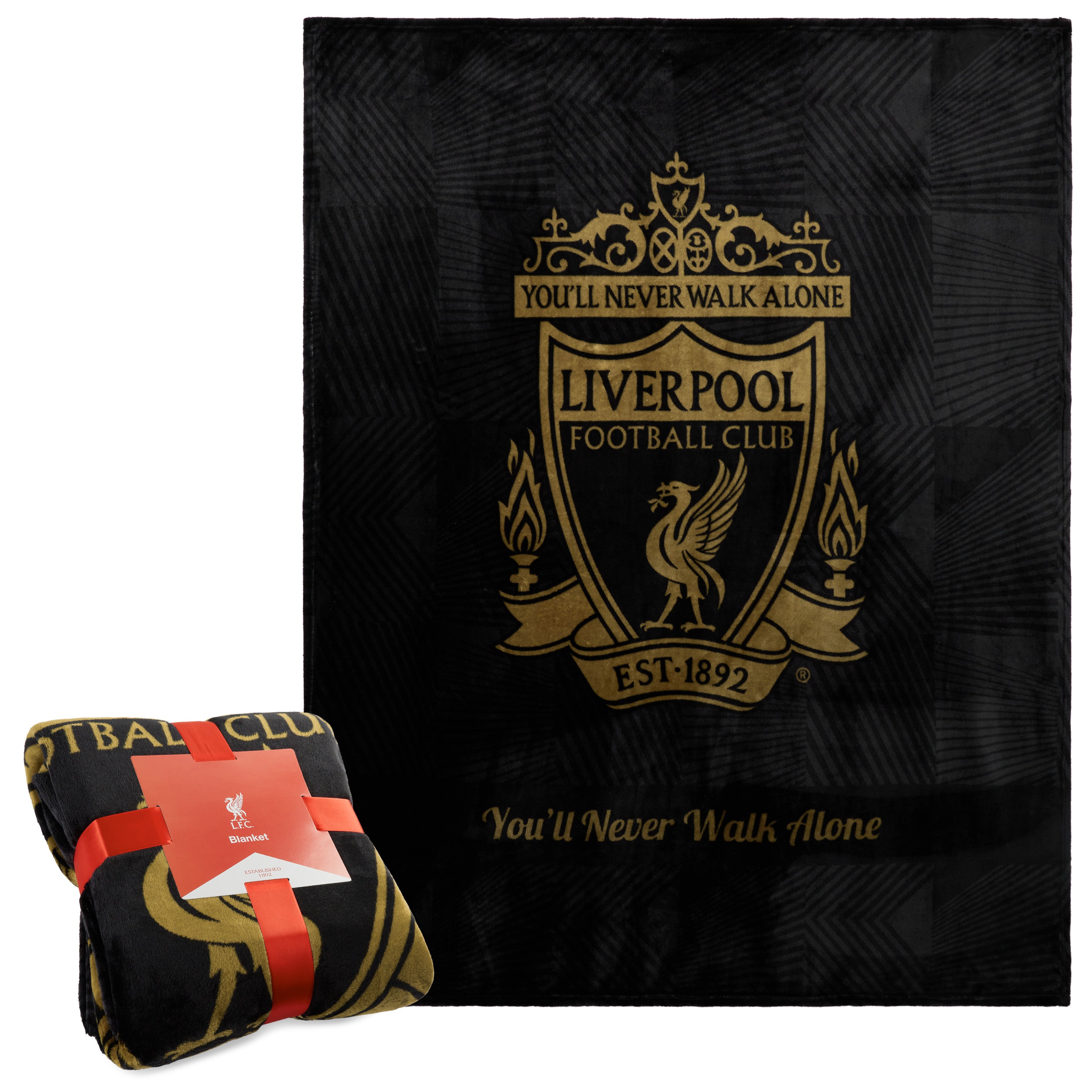 liverpool-fc-plaid-polaire-noir-125x150-cm image 1