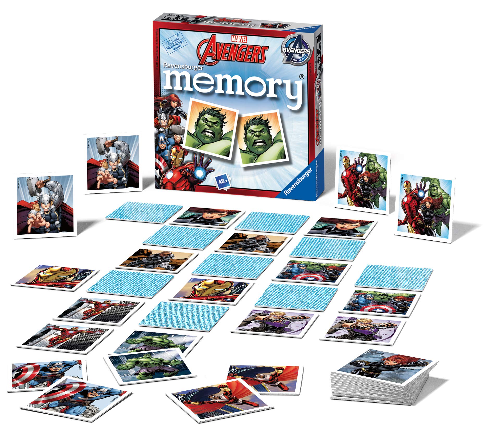 ravensburger-marvel-avengers-mini-jeu-de-m-moire-48-cartes-3-ans image 2