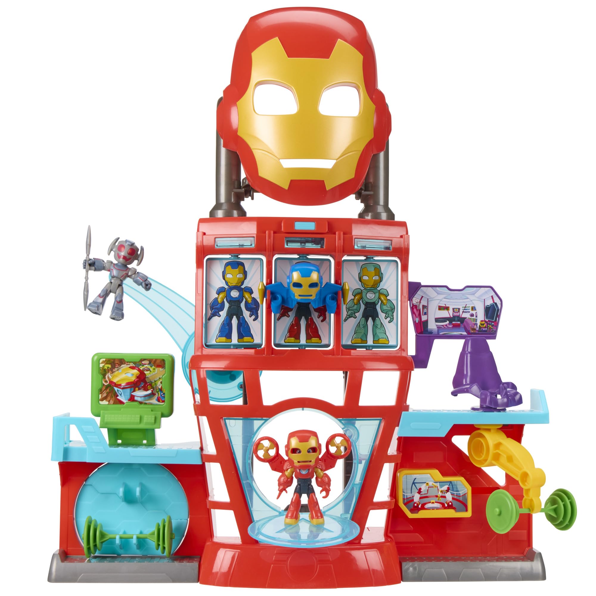 marvel-iron-man-awesome-friends-coffret-qg-iron-man-playset-1 image 1