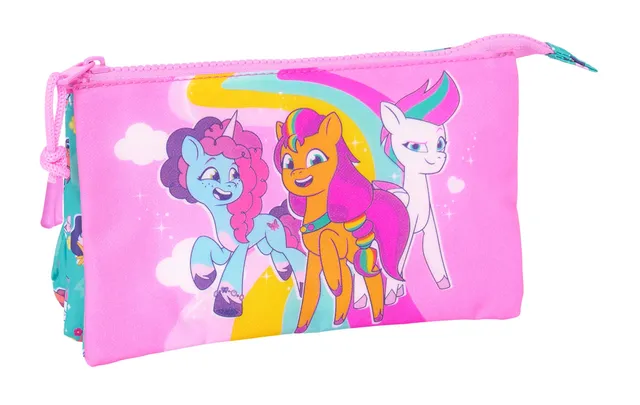 my-little-pony-magic-trousse-triple-3-compartiments-rose image 1