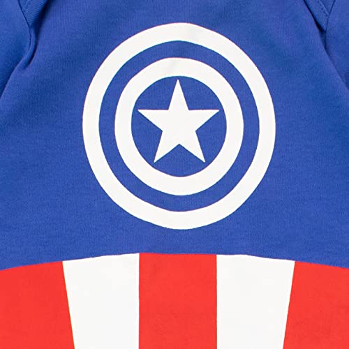 marvel-grenouill-re-b-b-captain-america-0-3-mois-coton image 4