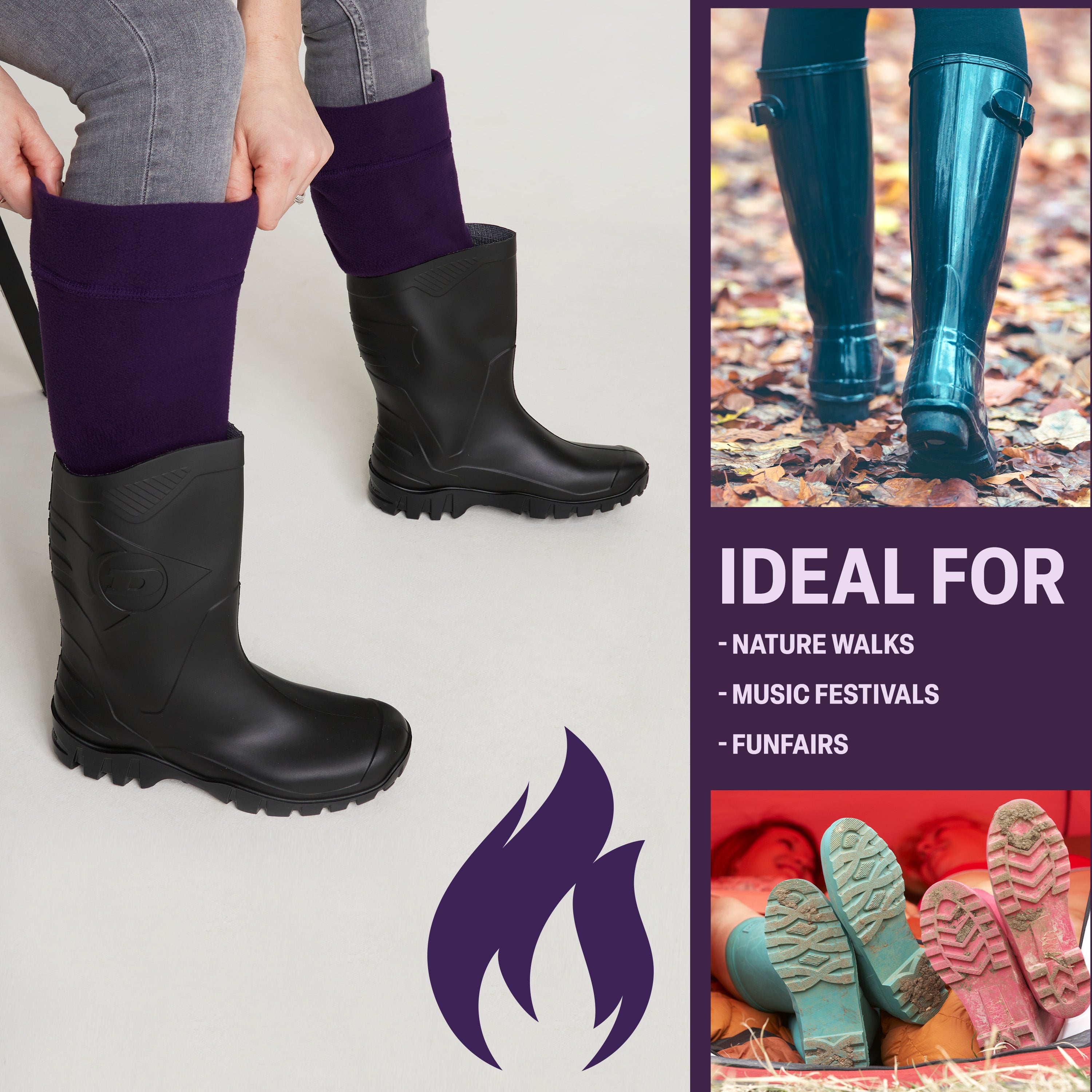 get-trend-chaussettes-bottes-femme-polaire-noires-5-6 image 5