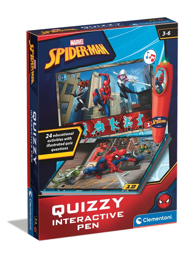 clementoni-sapientino-quizzy-16452-jeu-ducatif-spider-man-3-ans image 1
