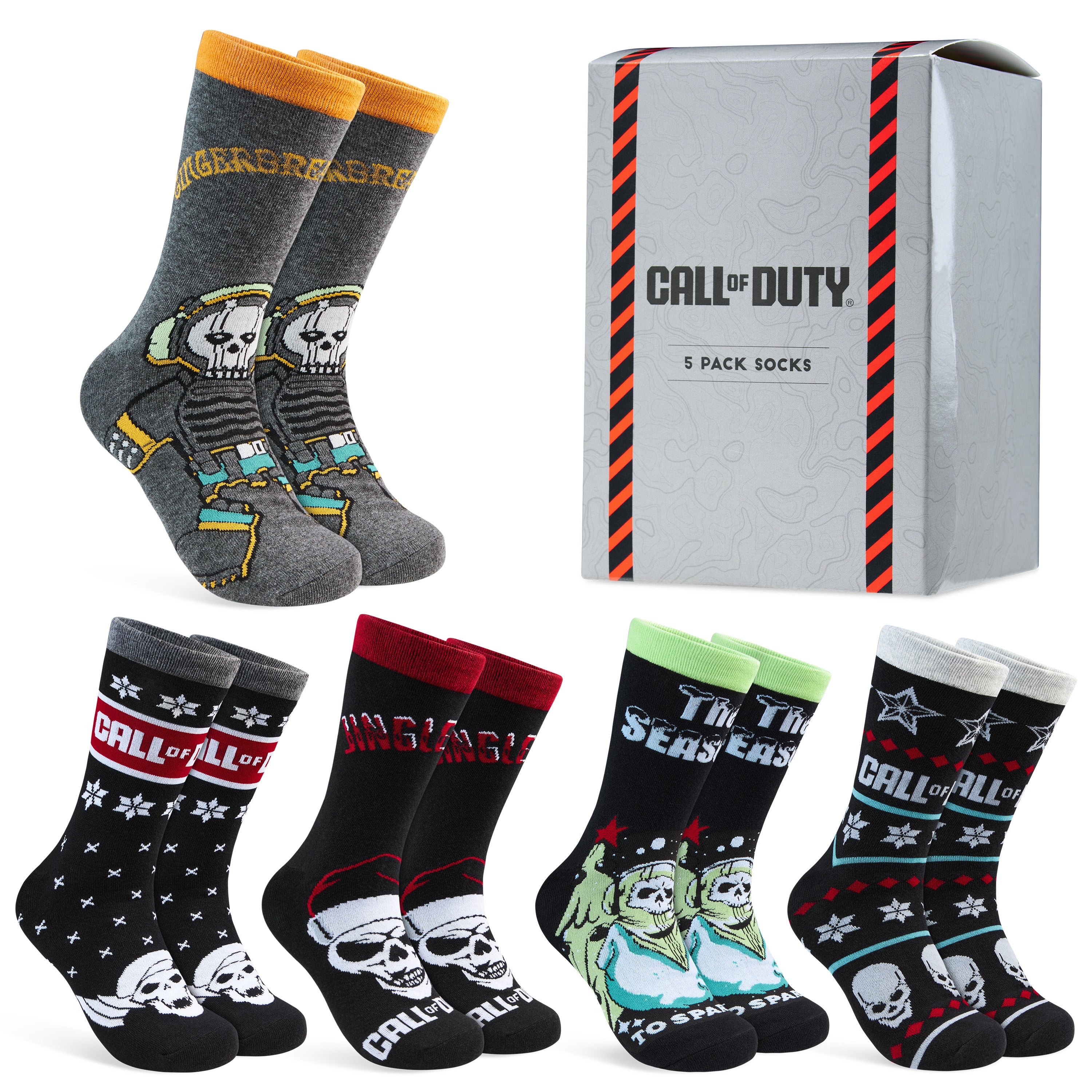 get-trend-call-of-duty-chaussettes-homme-lot-5-coton image 1