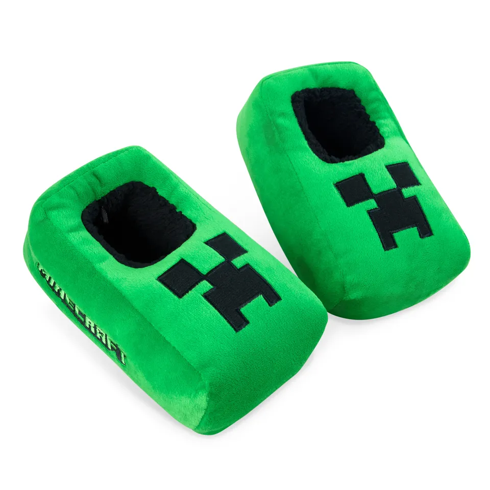 minecraft-chaussons-gar-on-creeper-chaud-antid-rapant-2 image 1