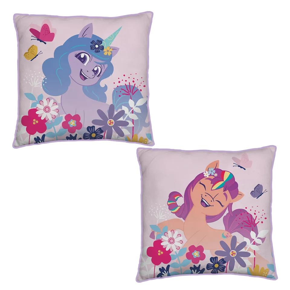 my-little-pony-coussin-carr-papillon-40x40-cm-r-versible image 1