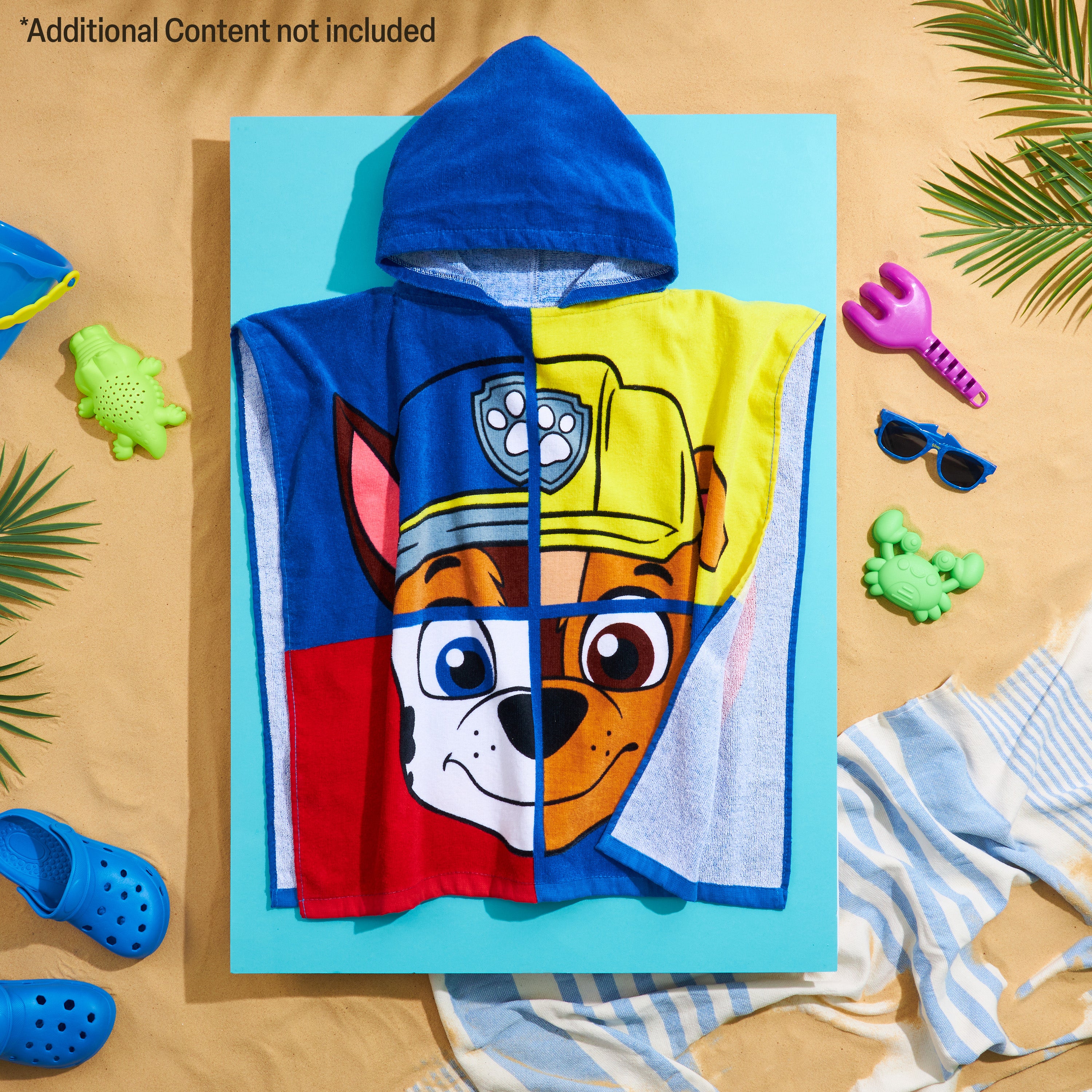 pat-patrouille-serviette-capuche-enfant-poncho-bleu-2-6-ans image 5