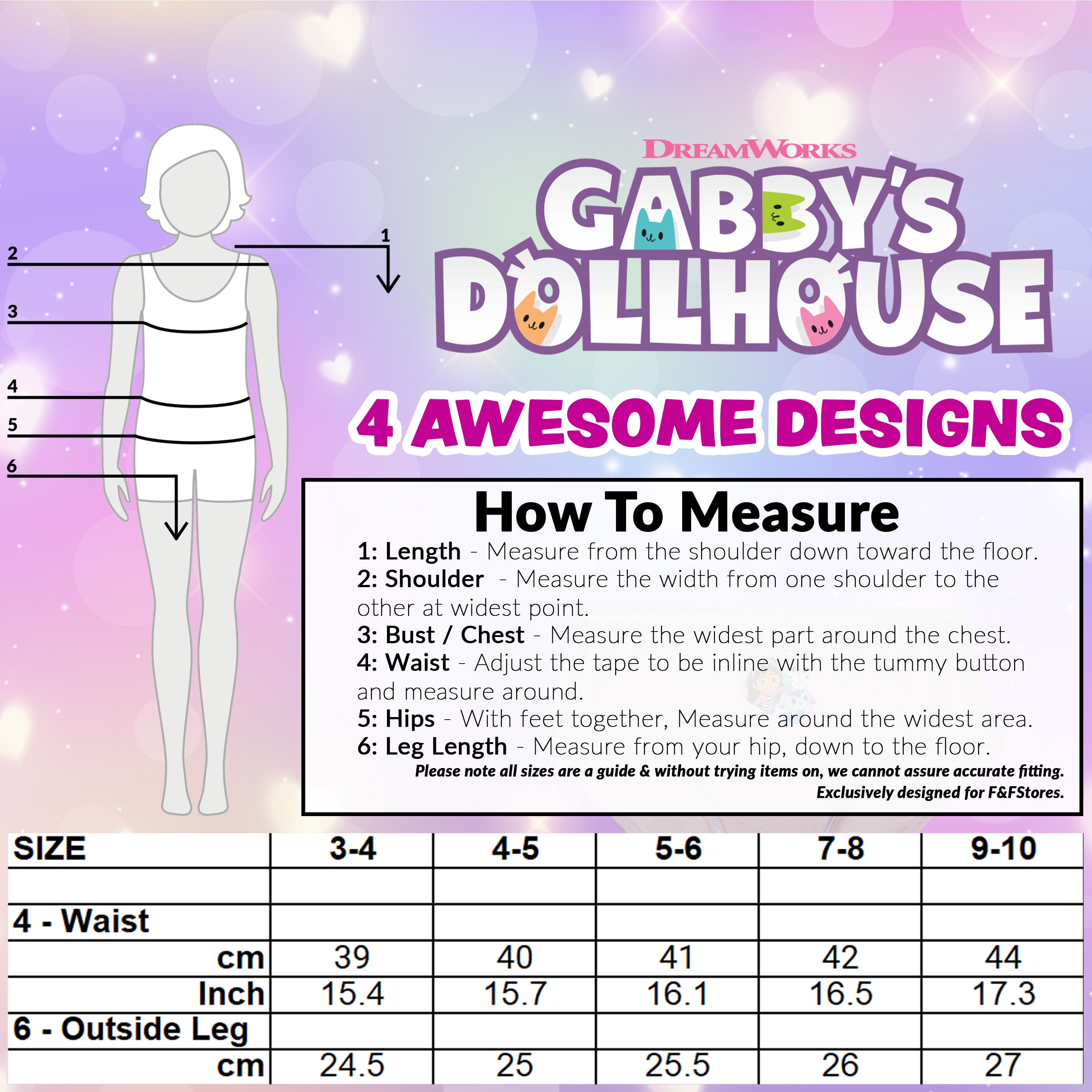gabby-s-dollhouse-culotte-fille-coton-lot-5-taille-5-6-ans image 6