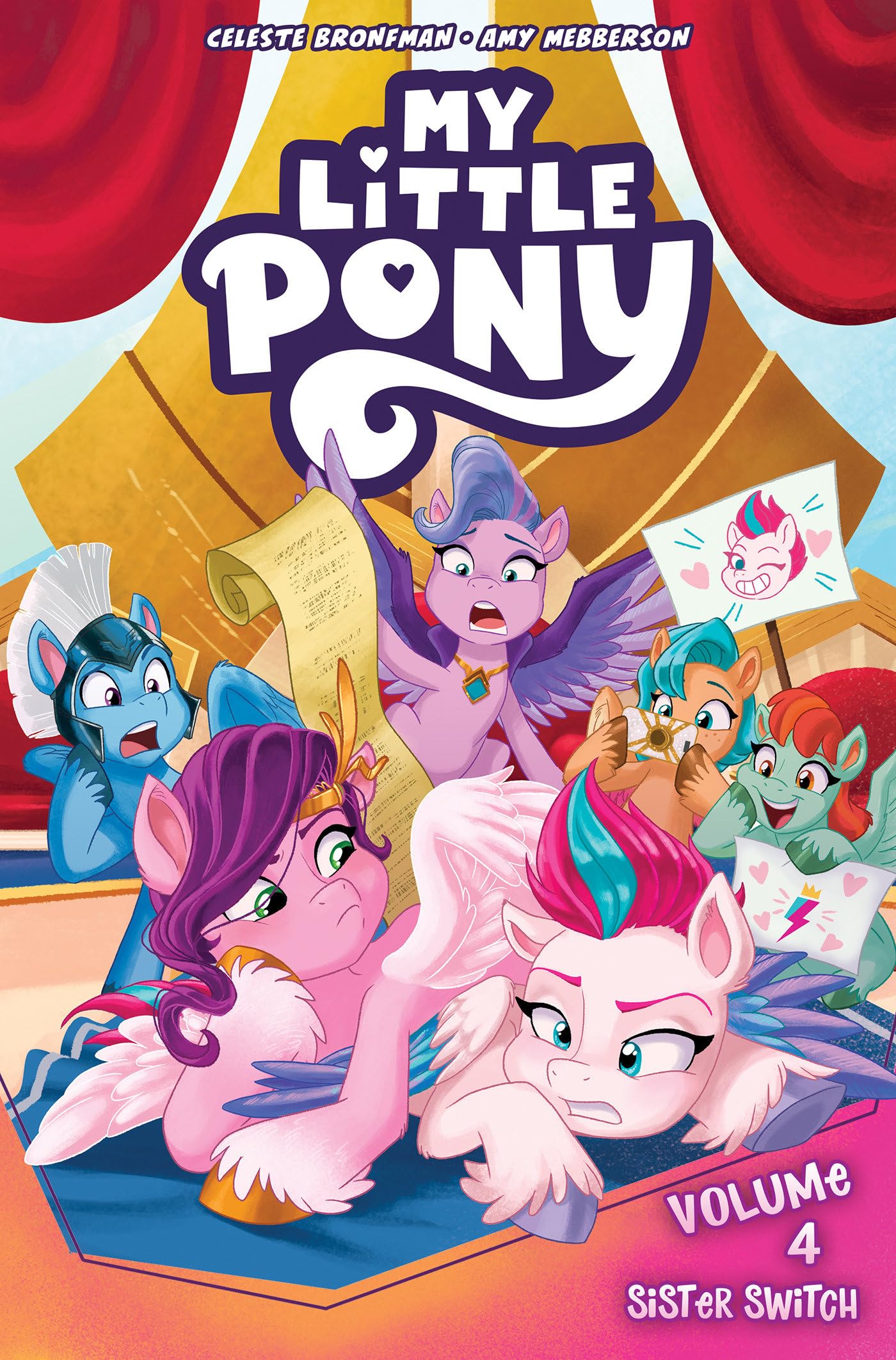 my-little-pony-vol-4-sister-switch-comic-livre-tome-4 image 1