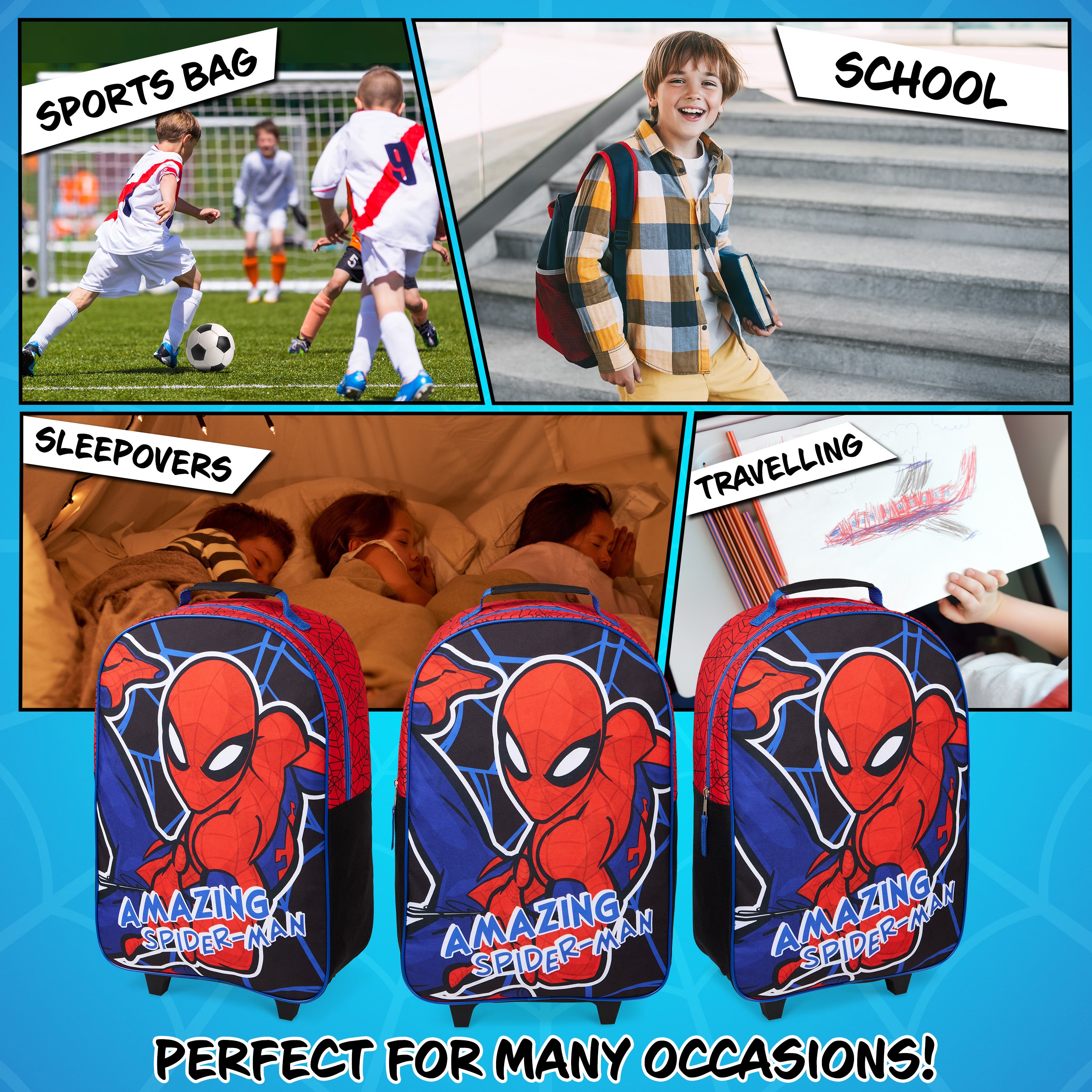 marvel-spider-man-valise-enfant-trolley-47-cm image 3