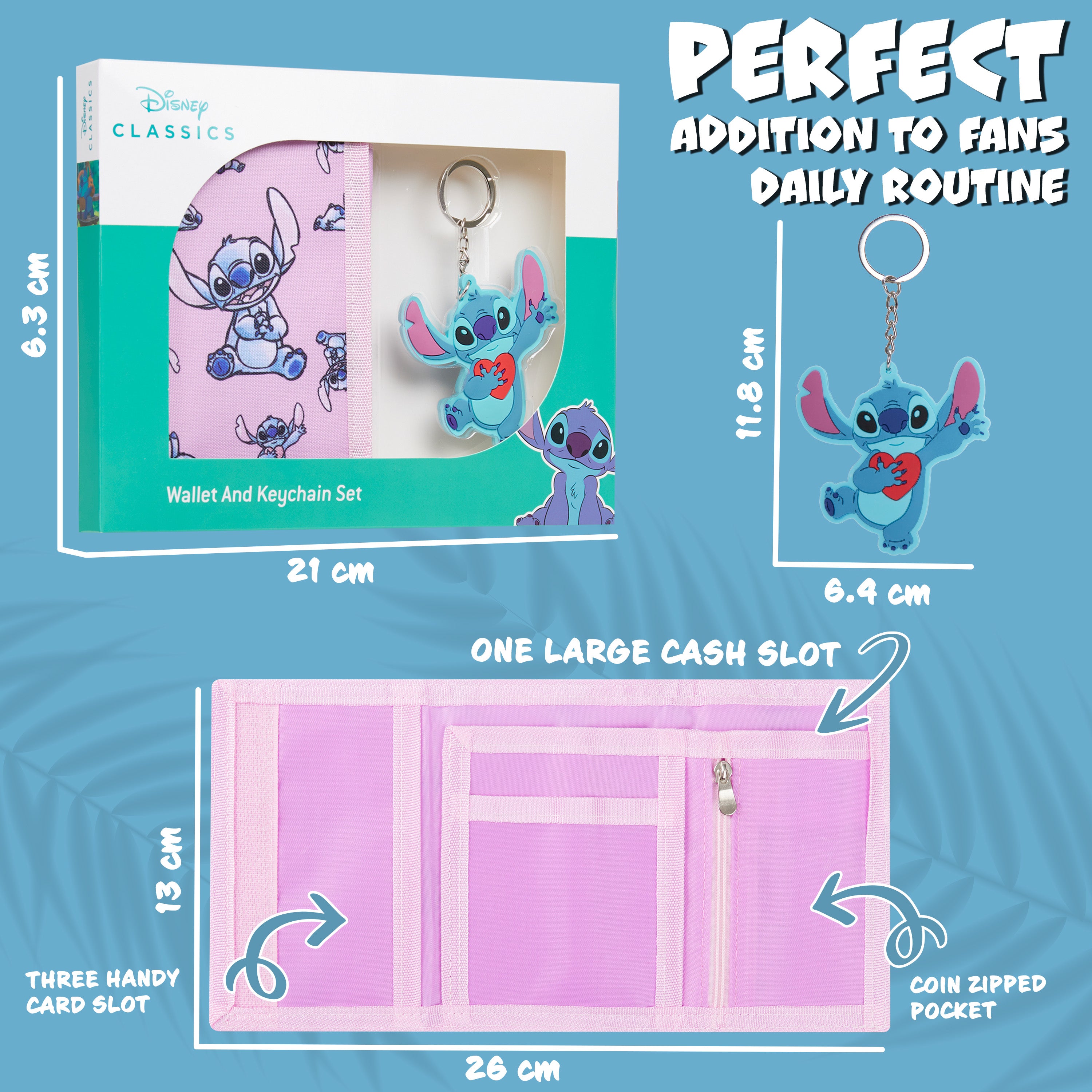 disney-stitch-portefeuille-enfant-rose-porte-cl-s image 6