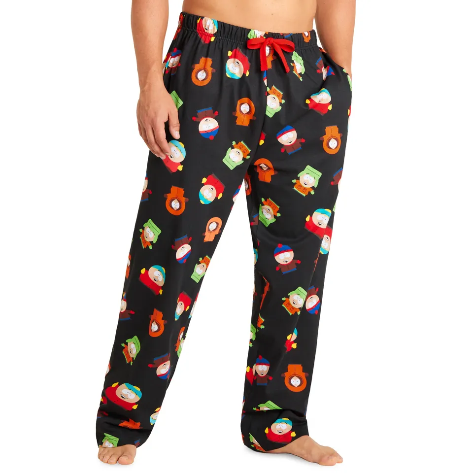 south-park-bas-de-pyjama-homme-coton-pantalon-lounge image 1