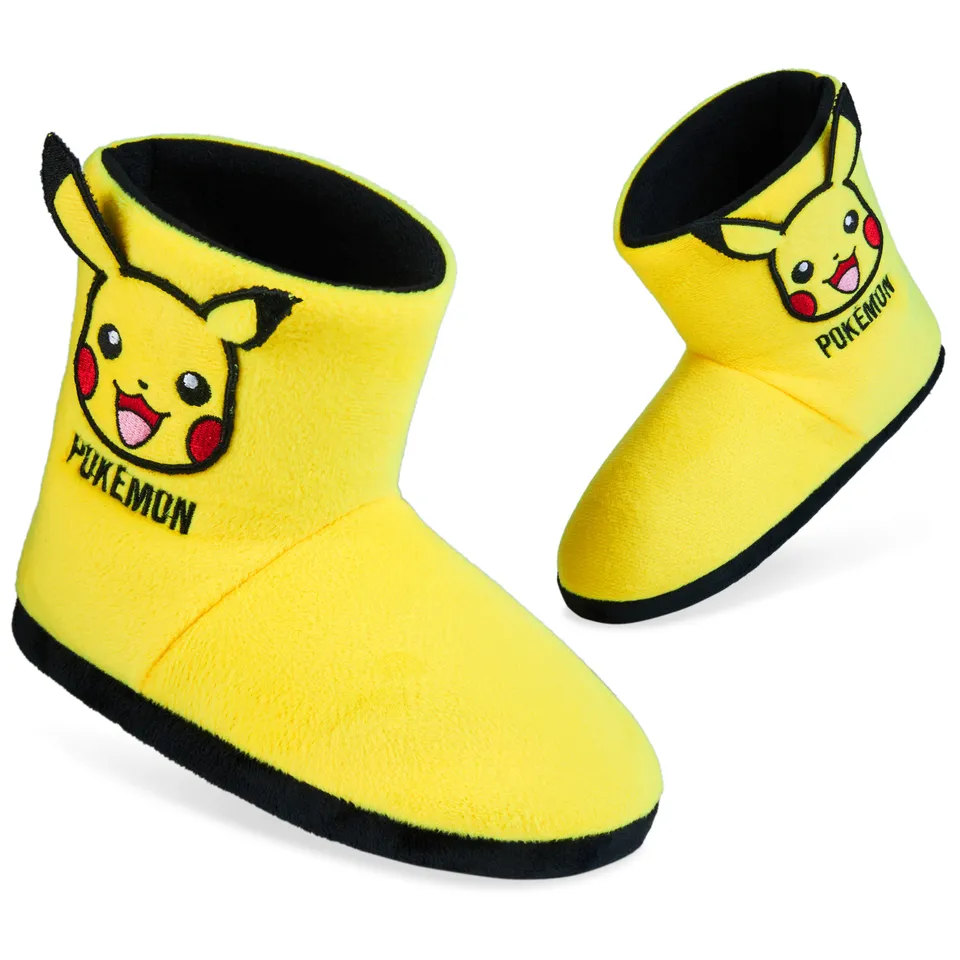 pok-mon-chaussons-enfant-pikachu-bulbizarre-doux-pointure-11-uk image 1