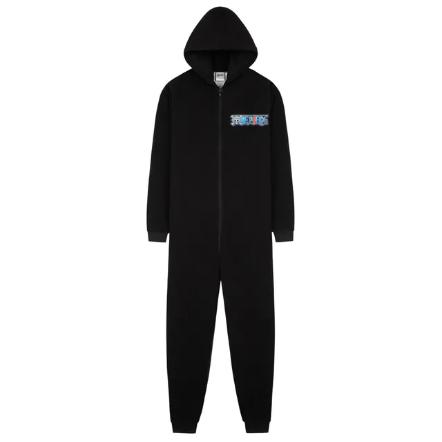 one-piece-combinaison-pyjama-homme-polaire-capuche-taille-l image 1