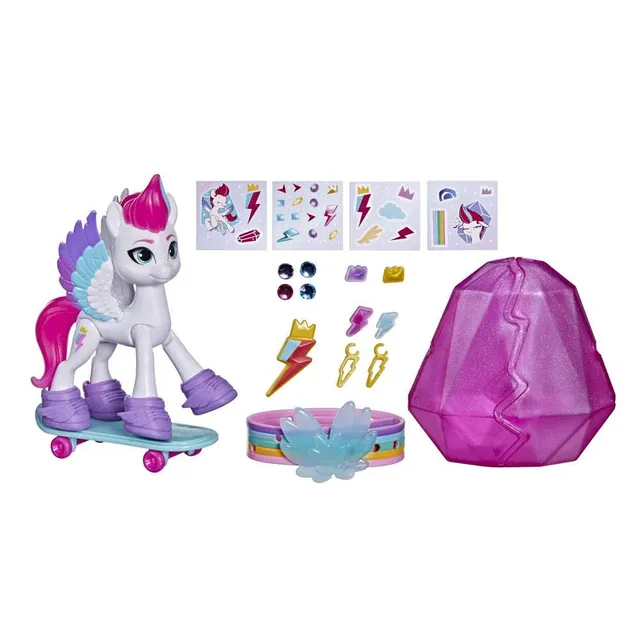 my-little-pony-new-generation-aventure-de-cristal-zipp-figurine-7-5-cm image 1