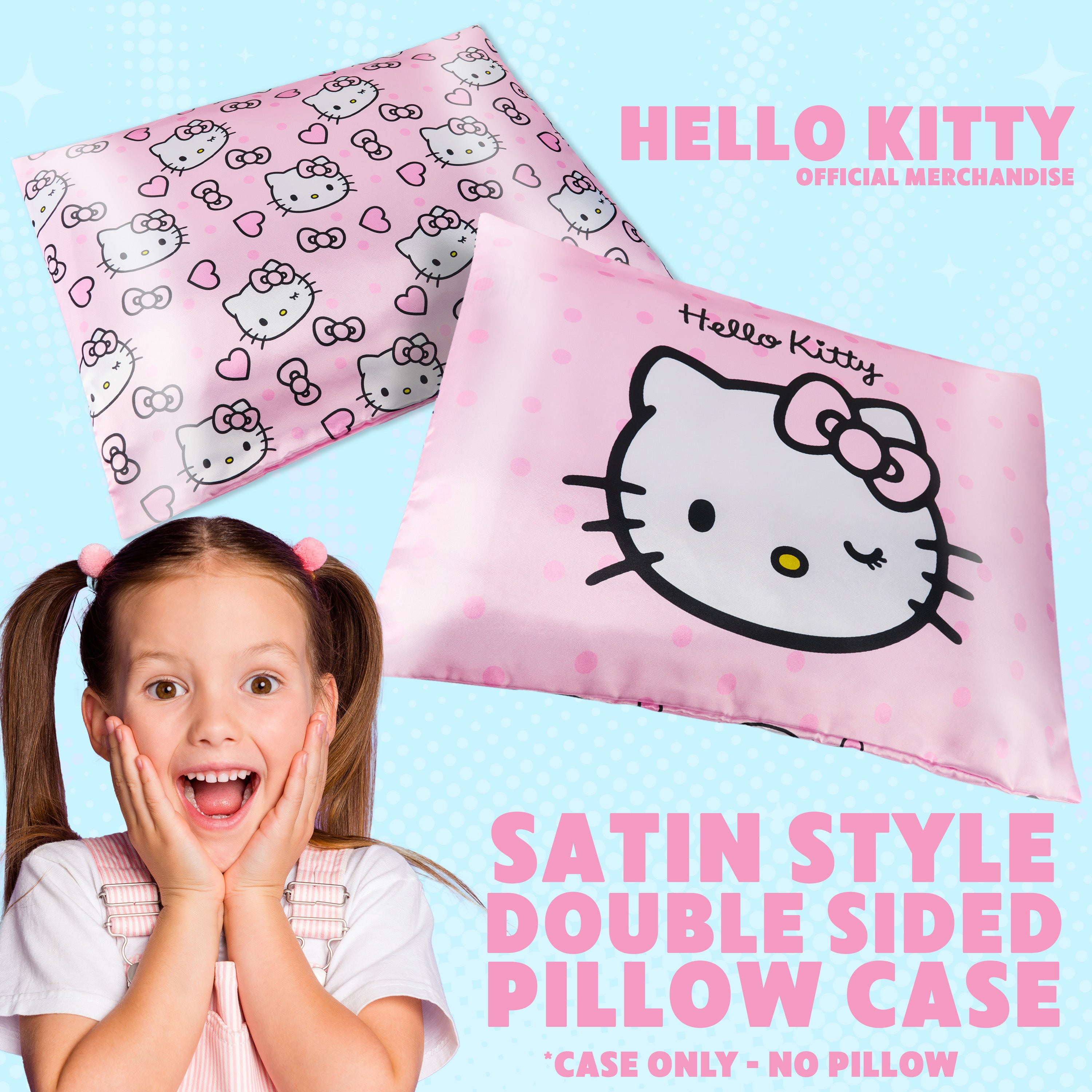 hello-kitty-taie-oreiller-satin-48x66-zip-fermeture image 3